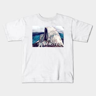 Half Dome in Yosemite National Park Kids T-Shirt